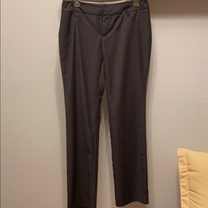 Old Navy grey striped trousers